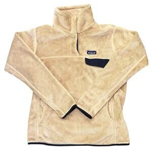Patagonia Re-Tool Snap-T Rosewater & Navy Pullover Women's Large